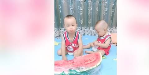 两个娃比赛吃瓜视频大全,两大萌娃吃瓜大赛精彩瞬间大盘点